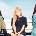 BLACKPINK ジェニー（左）とロゼ（中央）とジス（右）