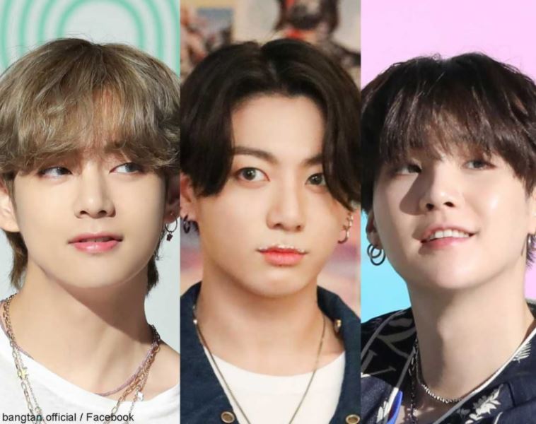 BTS　V、ジョングク、シュガ