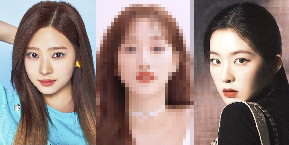 左：IZ*ONE ミンジュ 中央：「ビジュアル最高アイドル」1位のアイドル 右：Red Velvet アイリーン