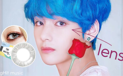 BTS V カラコン