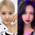 BLACKPINK ロゼ、TWICE ミナ（右）